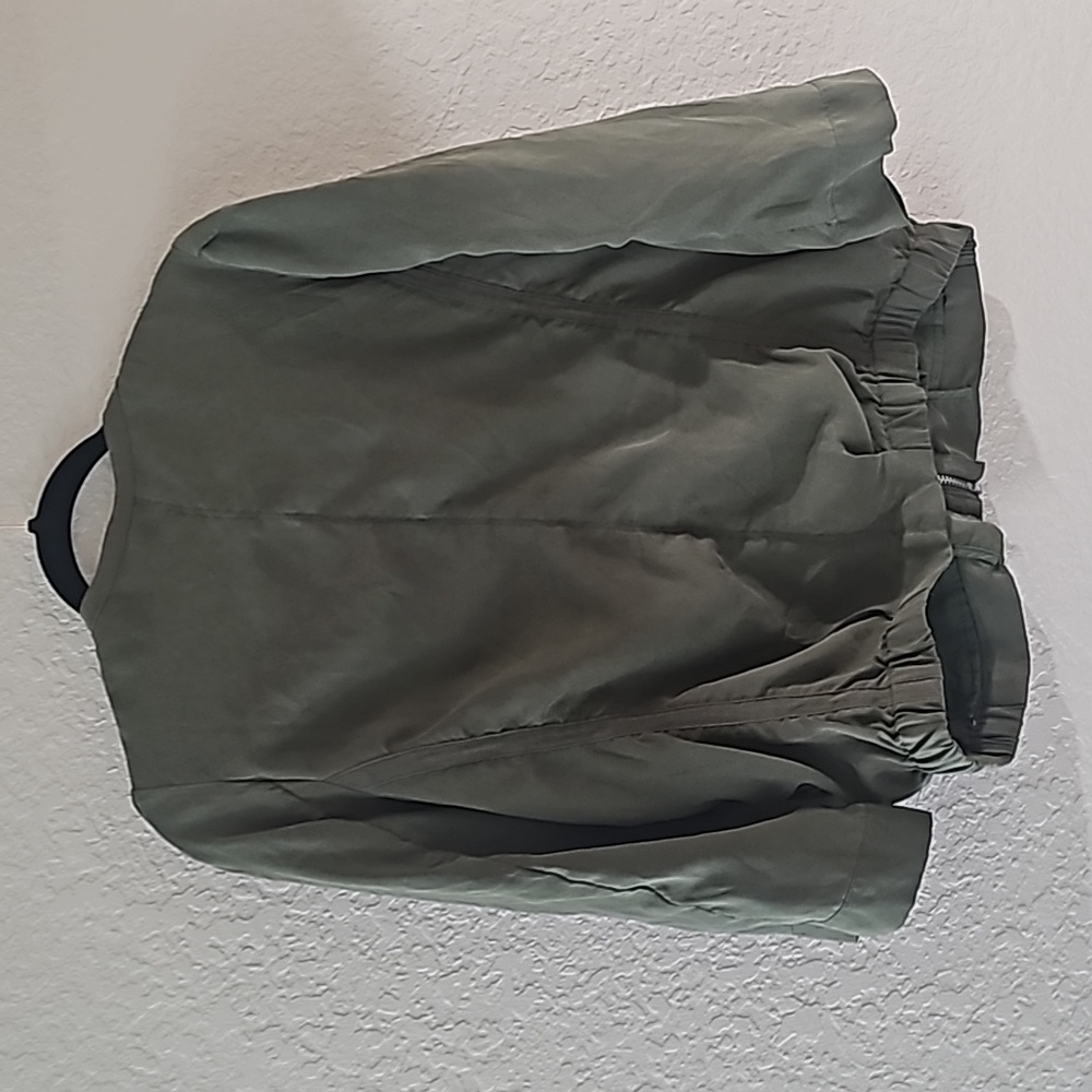 H&M conscious collection olive green jacket with gemstone pockets - Picture 2 of 5